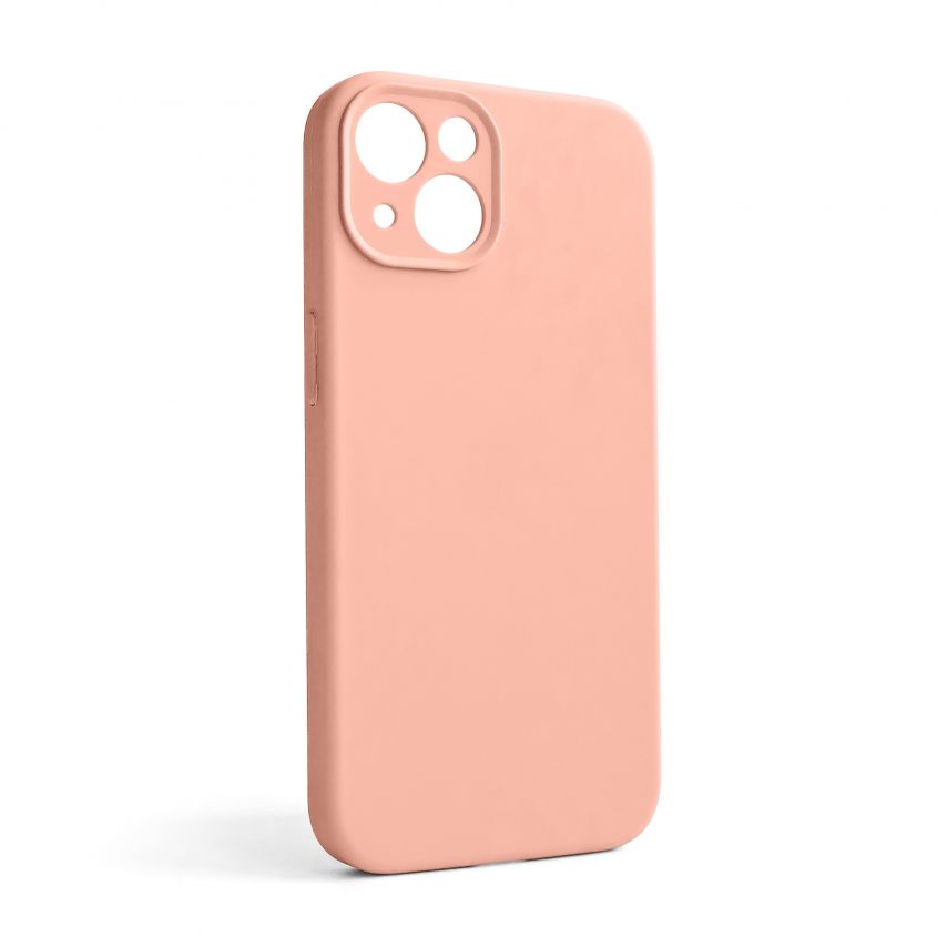 Чехол Full Silicone Case для Apple iPhone 13 grapefruit (61) закрытая камера (без логотипа)