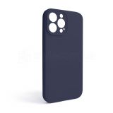 Чохол Full Silicone Case для Apple iPhone 13 Pro Max dark blue (08) закрита камера (без логотипу)