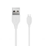 Кабель USB XO NB8 Micro Quick Charge 2.1A white - купити за 23.94 грн у Києві, Україні