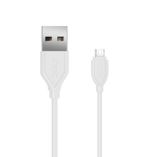 Кабель USB XO NB8 Micro Quick Charge 2.1A white