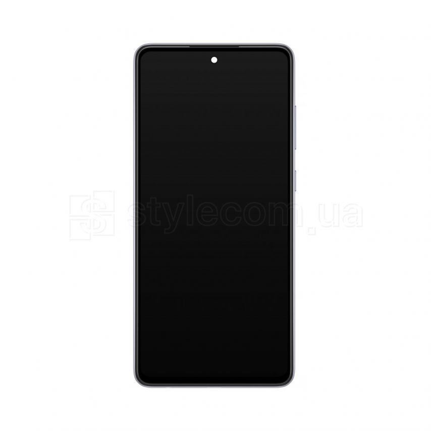 Дисплей (LCD) для Samsung Galaxy A72/A725 (2021) с тачскрином и рамкой violet Service Original (PN:GH82-25460C)