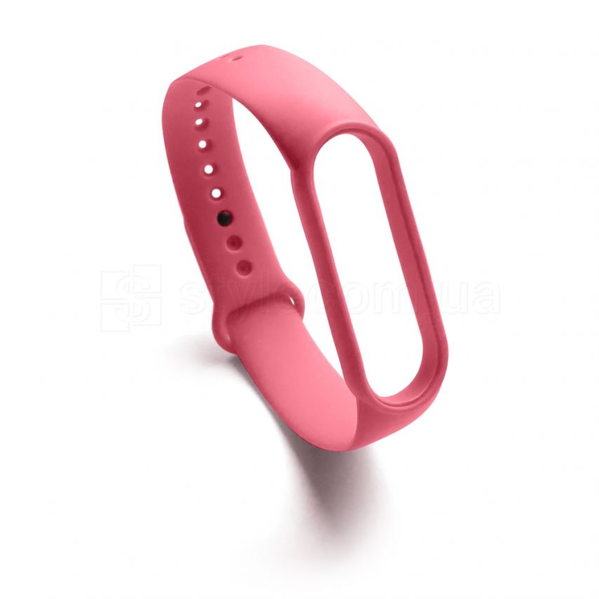 Ремінець для Xiaomi Mi Band 5, 6, 7 Original Design pink / рожевий