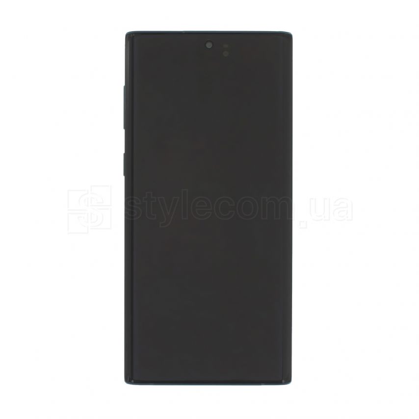 Дисплей (LCD) для Samsung Galaxy Note 10/N970 (2019) з тачскріном та рамкою black Service Original (PN:GH82-20818A)