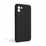 Чохол Full Silicone Case для Samsung Galaxy A03/A035 (2021) black (18) (без логотипу)