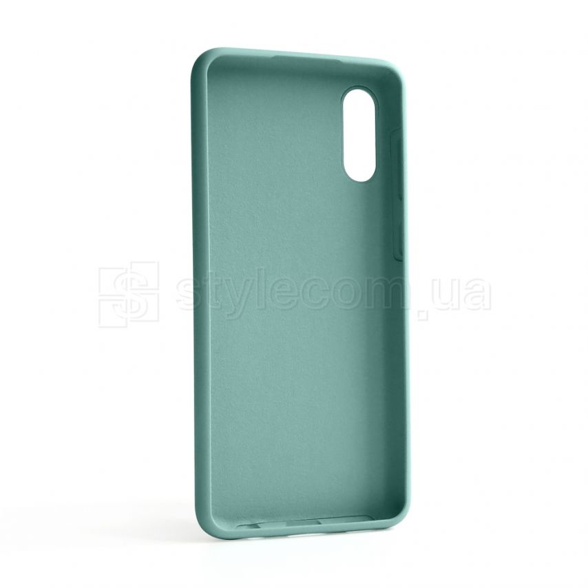 Чехол Full Silicone Case для Samsung Galaxy A02/A022 (2021) turquoise (17) (без логотипа)