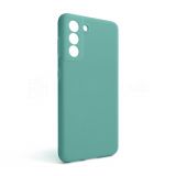 Чехол Full Silicone Case для Samsung Galaxy S21 FE/G990 (2022) turquoise (17) (без логотипа)