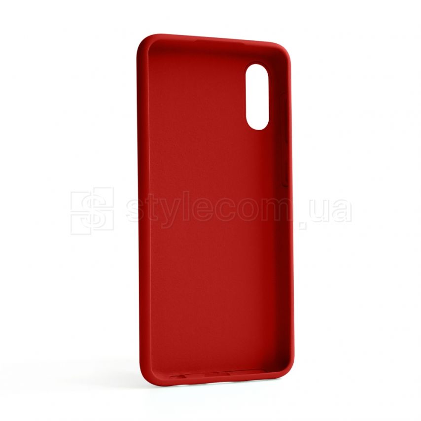 Чехол Full Silicone Case для Samsung Galaxy A02/A022 (2021) red (14) (без логотипа)