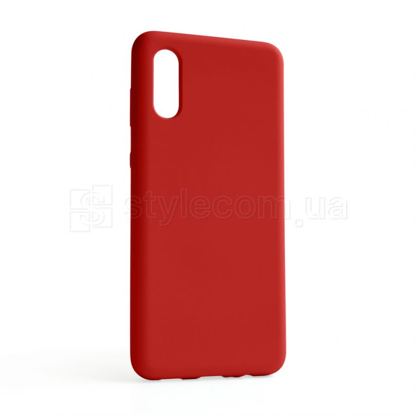 Чехол Full Silicone Case для Samsung Galaxy A02/A022 (2021) red (14) (без логотипа)