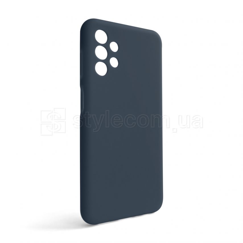 Чехол Full Silicone Case для Samsung Galaxy A13 4G/A135 (2022) dark blue (08) (без логотипа)