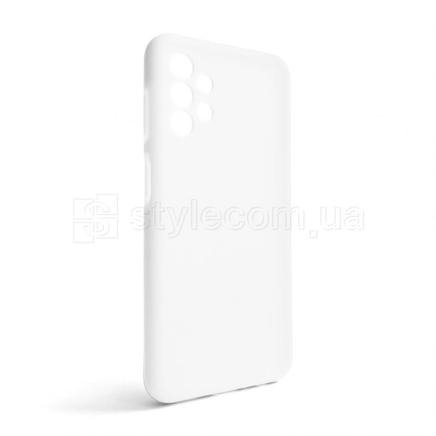 Чехол Full Silicone Case для Samsung Galaxy A13 4G/A135 (2022) white (09) (без логотипа)