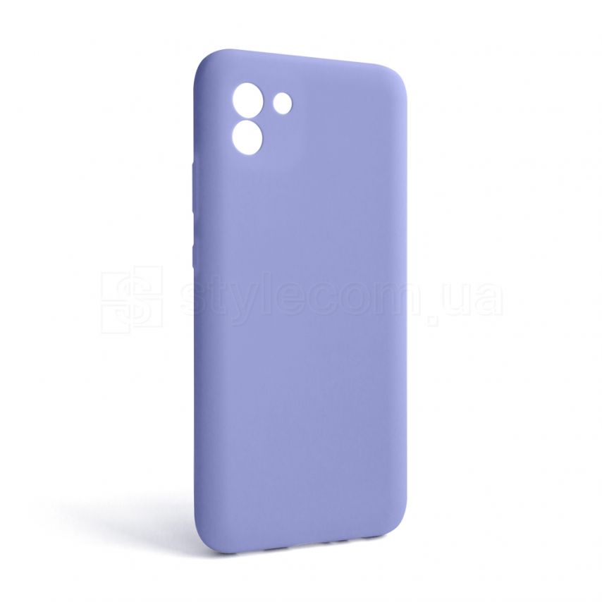 Чехол Full Silicone Case для Samsung Galaxy A03/A035 (2021) elegant purple (26) (без логотипа)