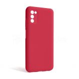 Чехол Full Silicone Case для Samsung Galaxy A03s/A037 (2021) rose red (42) (без логотипа) - купить за 272.30 грн в Киеве, Украине
