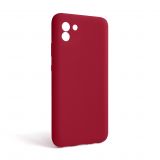 Чохол Full Silicone Case для Samsung Galaxy A03/A035 (2021) fluorescent rose (37) (без логотипу)
