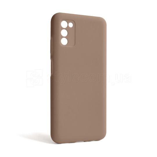 Чохол Full Silicone Case для Samsung Galaxy A03s/A037 (2021) nude (19) (без логотипу)