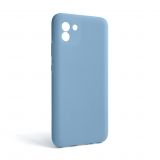 Чехол Full Silicone Case для Samsung Galaxy A03/A035 (2021) light blue (05) (без логотипа)