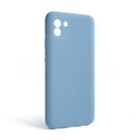Чехол Full Silicone Case для Samsung A03/A035 (2021) light blue (05) (без логотипа) - купить за 283.50 грн в Киеве, Украине