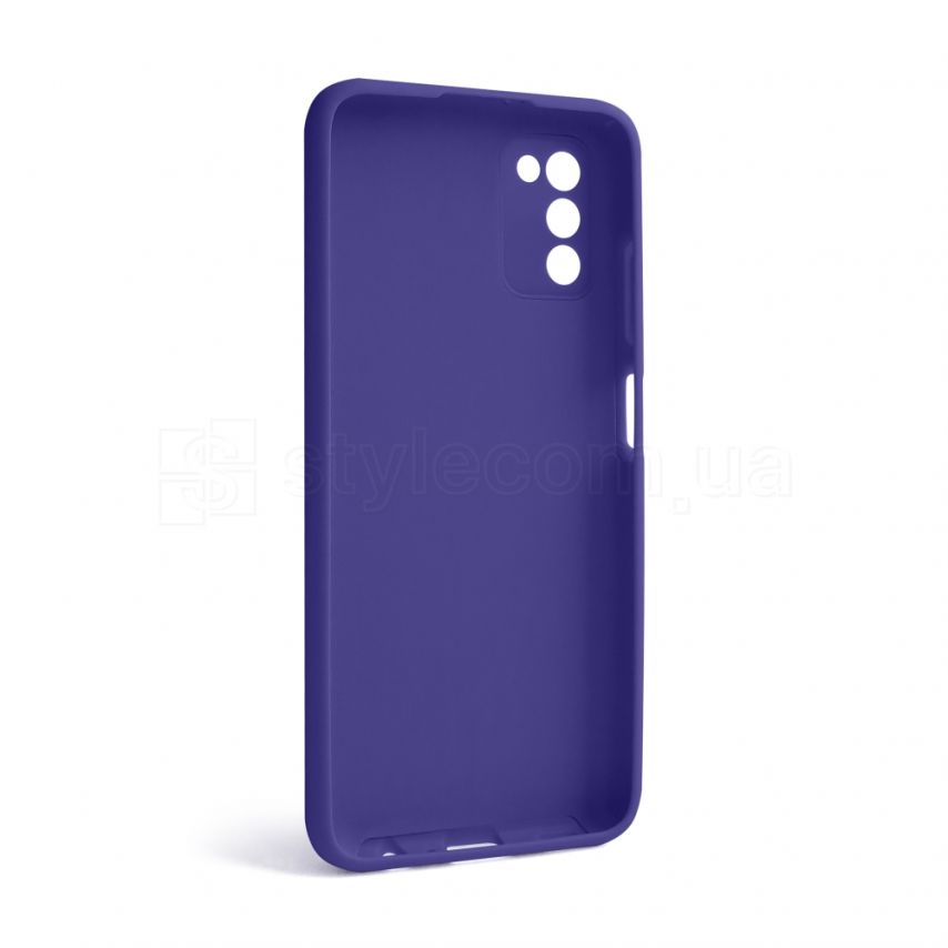 Чехол Full Silicone Case для Samsung Galaxy A03s/A037 (2021) violet (36) (без логотипа)
