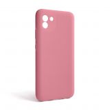 Чехол Full Silicone Case для Samsung Galaxy A03/A035 (2021) light pink (12) (без логотипа)