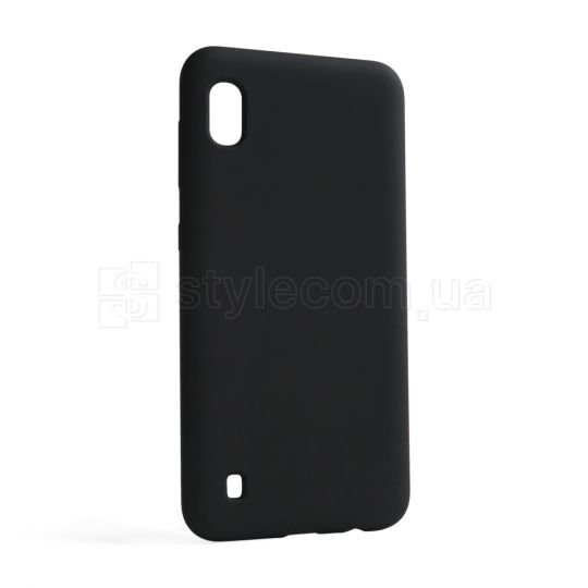 Чохол Full Silicone Case для Samsung Galaxy A10/A105 (2019) black (18) (без логотипу)