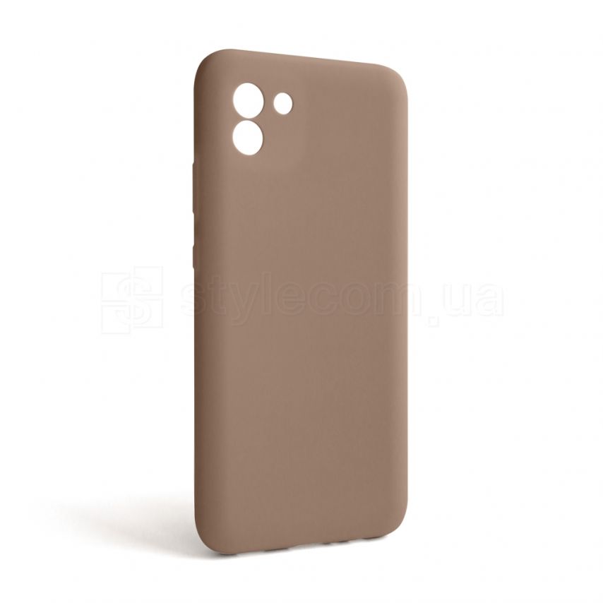 Чохол Full Silicone Case для Samsung Galaxy A03/A035 (2021) nude (19) (без логотипу)