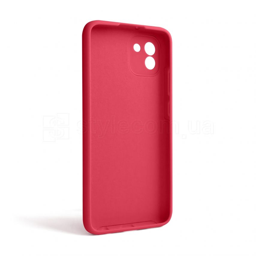 Чохол Full Silicone Case для Samsung Galaxy A03/A035 (2021) rose red (42) (без логотипу)