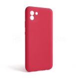 Чехол Full Silicone Case для Samsung A03/A035 (2021) rose red (42) (без логотипа) - купить за 294.00 грн в Киеве, Украине