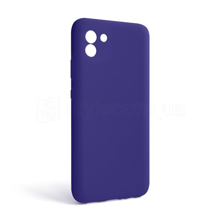 Чехол Full Silicone Case для Samsung Galaxy A03/A035 (2021) violet (36) (без логотипа)