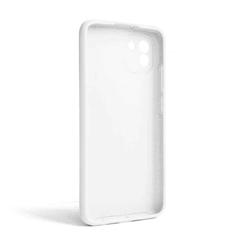 Чехол Full Silicone Case для Samsung Galaxy A03/A035 (2021) white (09) (без логотипа)