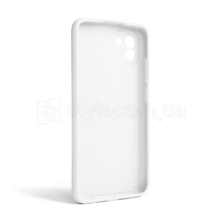 Чехол Full Silicone Case для Samsung Galaxy A03/A035 (2021) white (09) (без логотипа)