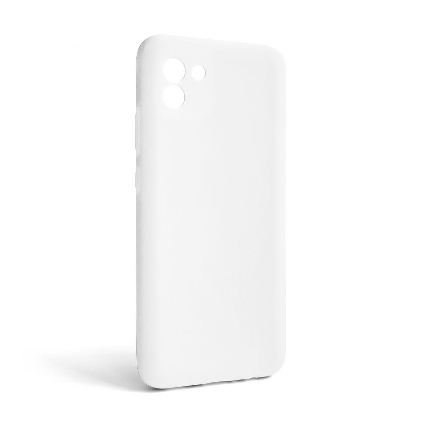 Чехол Full Silicone Case для Samsung Galaxy A03/A035 (2021) white (09) (без логотипа)