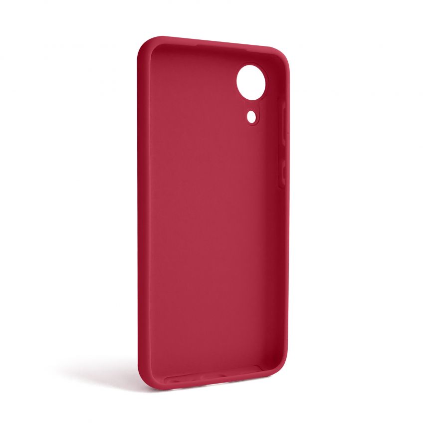 Чохол Full Silicone Case для Samsung Galaxy A03 Core/A032 (2021) fluorescent rose (37) (без логотипу)