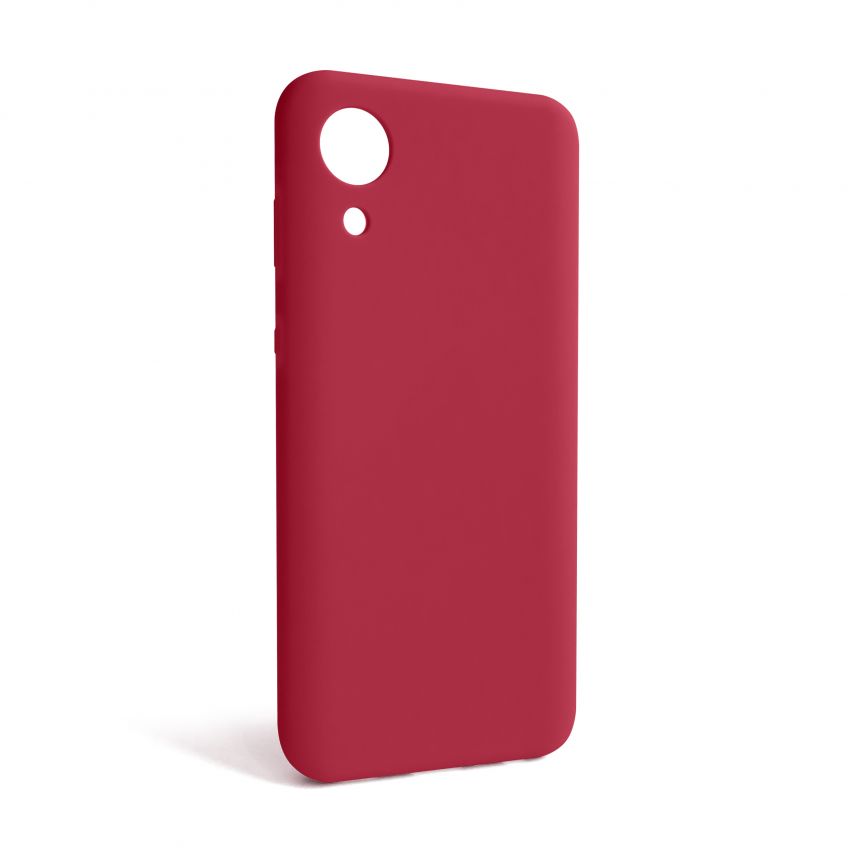 Чохол Full Silicone Case для Samsung Galaxy A03 Core/A032 (2021) fluorescent rose (37) (без логотипу)