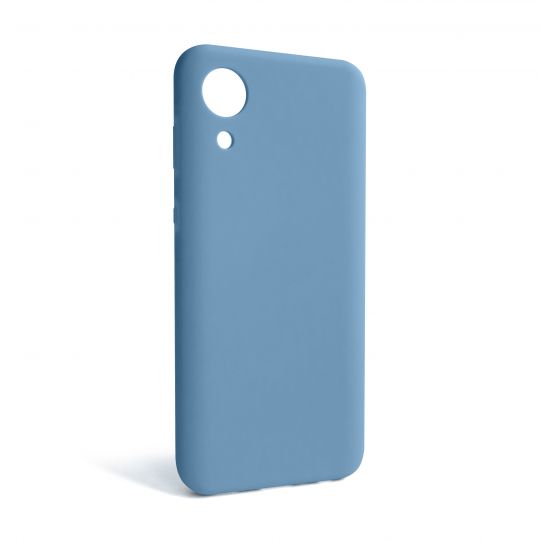 Чехол Full Silicone Case для Samsung Galaxy A03 Core/A032 (2021) light blue (05) (без логотипа) - купить за 310.10 грн в Киеве, Украине