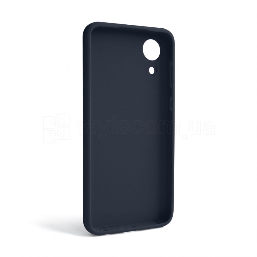Чехол Full Silicone Case для Samsung Galaxy A03 Core/A032 (2021) dark blue (08) (без логотипа)