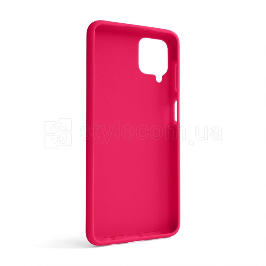 Чохол Full Silicone Case для Samsung Galaxy A12/A125 (2020), А12/А127 (2021) fluorescent rose (37) (без логотипу)