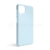 Чехол Full Silicone Case для Samsung Galaxy A12/A125 (2020), А12/А127 (2021) light blue (05) (без логотипа)