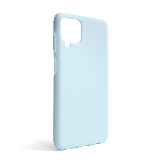Чохол Full Silicone Case для Samsung Galaxy A12/A125 (2020), А12/А127 (2021) light blue (05) (без логотипу)