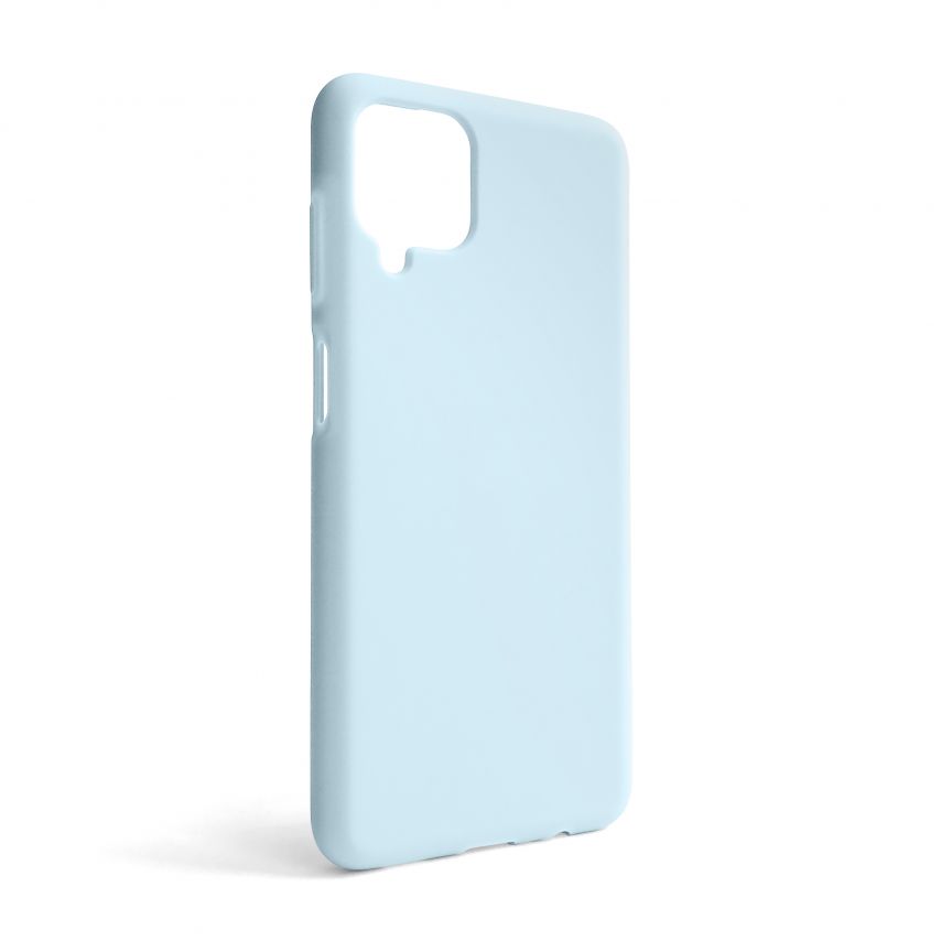 Чохол Full Silicone Case для Samsung Galaxy A12/A125 (2020), А12/А127 (2021) light blue (05) (без логотипу)