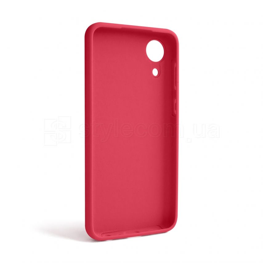 Чехол Full Silicone Case для Samsung Galaxy A03 Core/A032 (2021) rose red (42) (без логотипа)