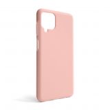 Чохол Full Silicone Case для Samsung Galaxy A12/A125 (2020), А12/А127 (2021) light pink (12) (без логотипу)