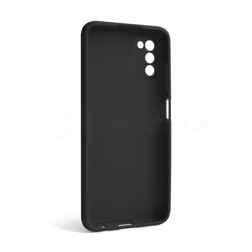 Чохол Full Silicone Case для Samsung Galaxy A03s/A037 (2021) black (18) (без логотипу)