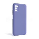 Чехол Full Silicone Case для Samsung Galaxy A03s/A037 (2021) elegant purple (26) (без логотипа)