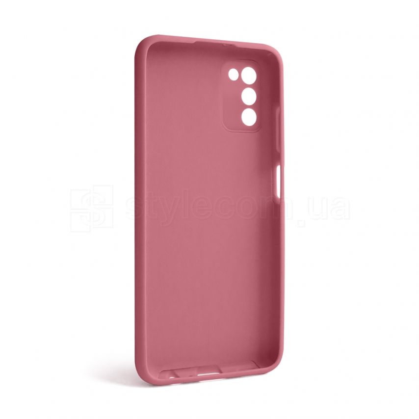 Чехол Full Silicone Case для Samsung Galaxy A03s/A037 (2021) light pink (12) (без логотипа)
