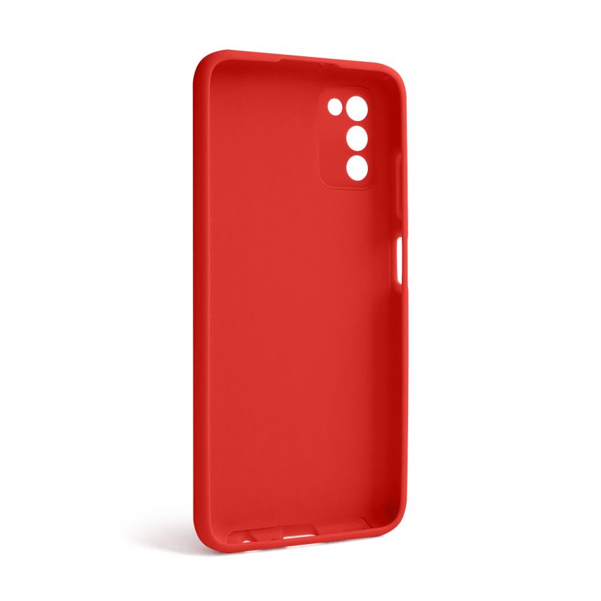 Чохол Full Silicone Case для Samsung Galaxy A03s/A037 (2021) red (14) (без логотипу)