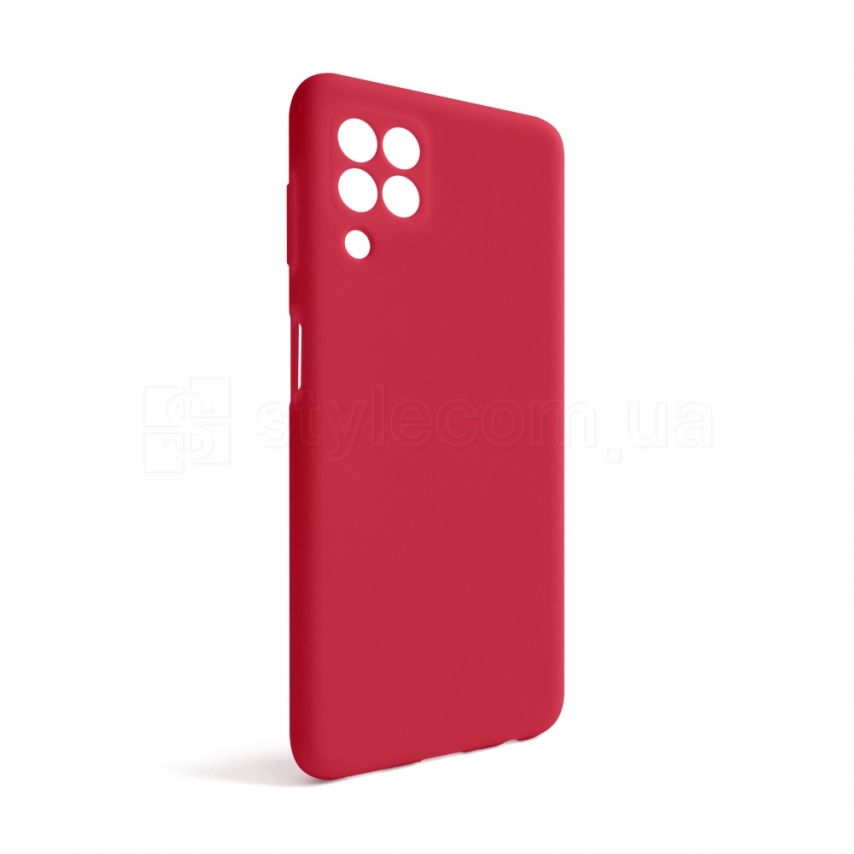 Чехол Full Silicone Case для Samsung Galaxy A22 4G/A225 (2021) rose red (42) (без логотипа)