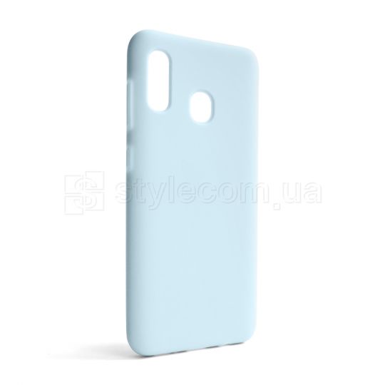 Чохол Full Silicone Case для Samsung Galaxy A30/A305 (2019) light blue (05) (без логотипу)