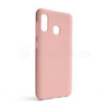 Чехол Full Silicone Case для Samsung Galaxy A30/A305 (2019) light pink (12) (без логотипа) - купить за 276.50 грн в Киеве, Украине