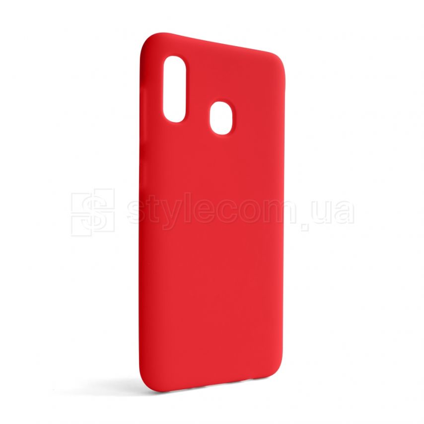 Чохол Full Silicone Case для Samsung Galaxy A30/A305 (2019) red (14) (без логотипу)