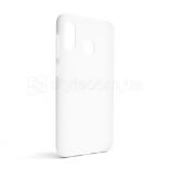 Чехол Full Silicone Case для Samsung Galaxy A30/A305 (2019) white (09) (без логотипа) - купить за 294.00 грн в Киеве, Украине