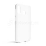 Чехол Full Silicone Case для Samsung Galaxy A30/A305 (2019) white (09) (без логотипа)